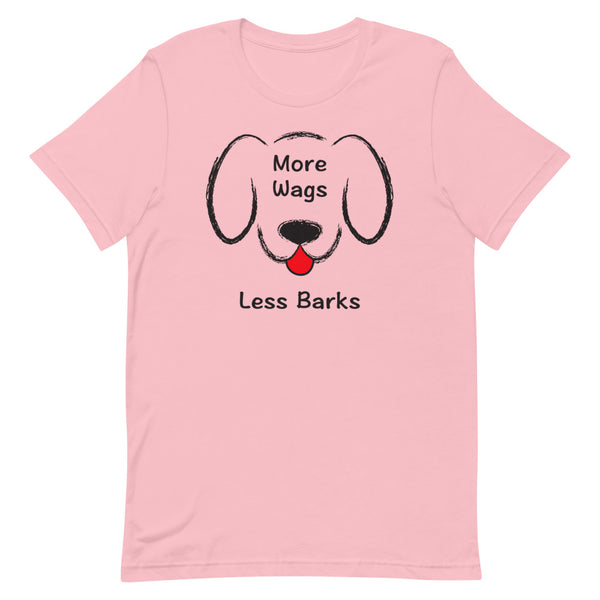 More Wags Less Barks Premium Unisex Tee (More Colors)