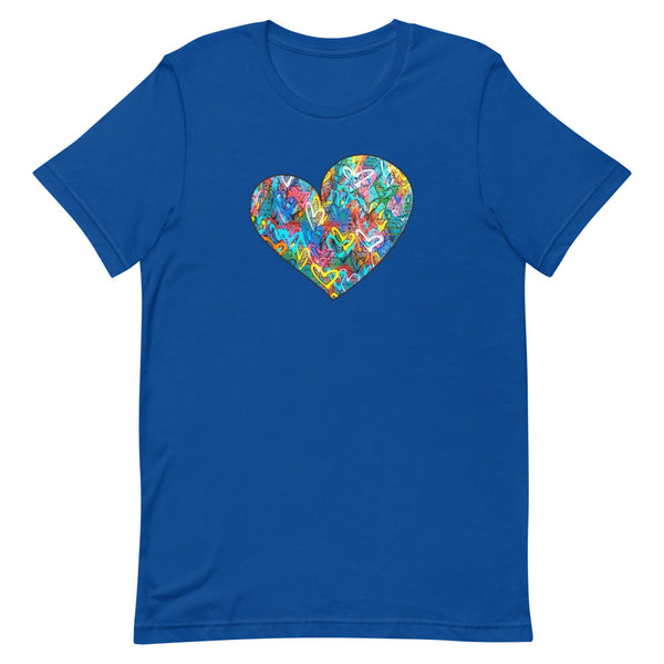 Graffiti Heart Premium Unisex Tee (More Colors)