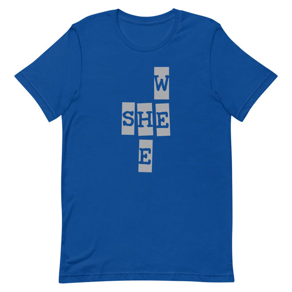 We She He Premium Unisex Tee (Gray/More Colors)