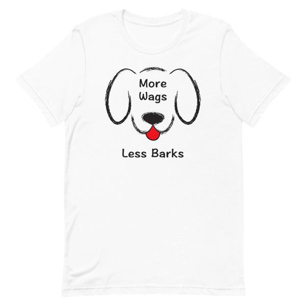 More Wags Less Barks Premium Unisex Tee (More Colors)