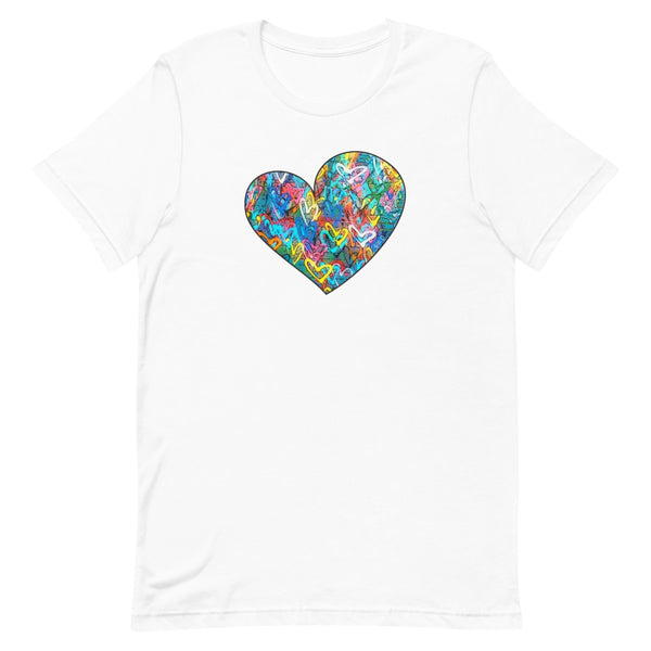 Graffiti Heart Premium Unisex Tee (More Colors)