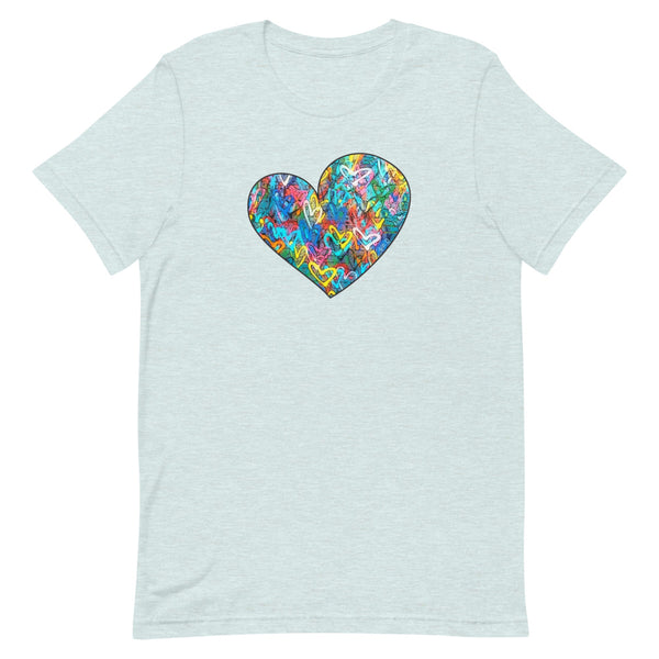 Graffiti Heart Premium Unisex Tee (More Colors)