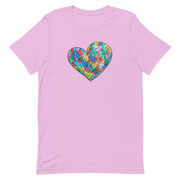 Graffiti Heart Premium Unisex Tee (More Colors)
