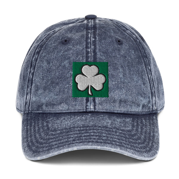 Irish Shamrock Vintage Cotton Cap (More Colors)