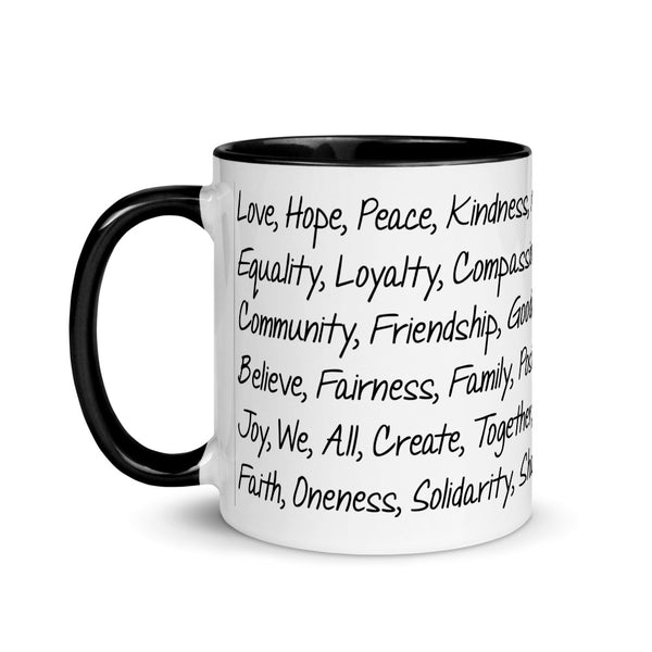 Kind Words Mug with Color Accents (More Colors)