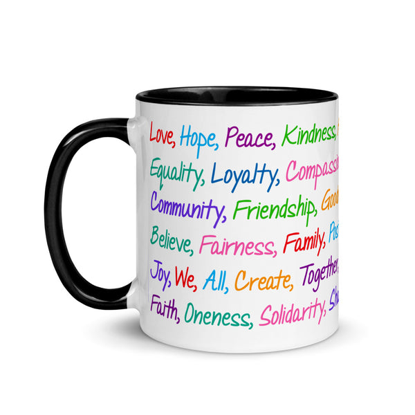 Kind Words Mug with Color Accents (More Colors)