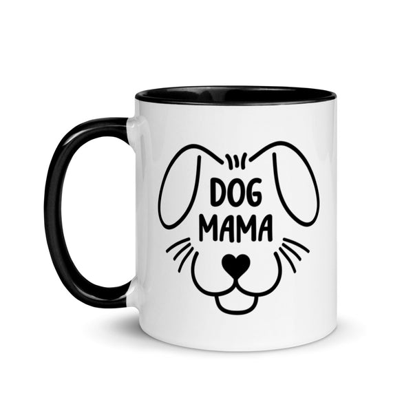 Dog Mama Mug with Color Accents (More Colors)
