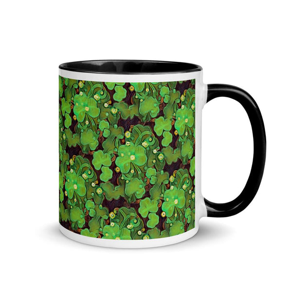 Irish Shamrock Mug with Color Accents (More Colors)