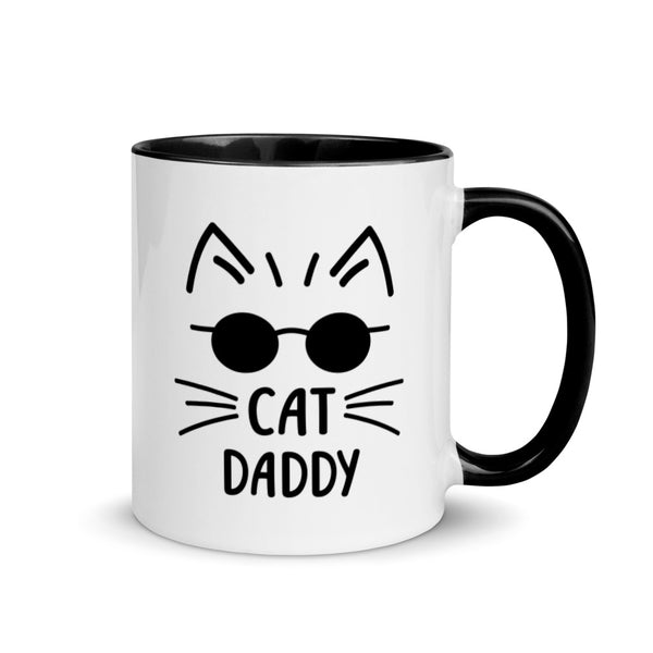 Cat Daddy Mug with Color Accents (More Colors)