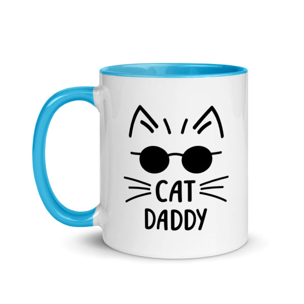 Cat Daddy Mug with Color Accents (More Colors)