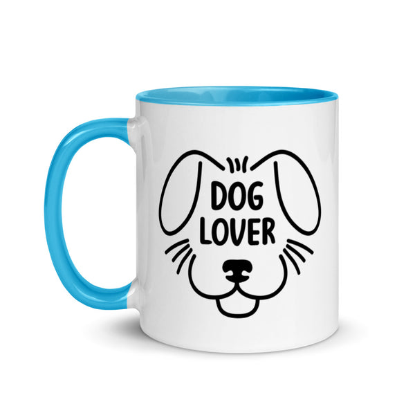 Dog Lover Mug with Color Accents (More Colors)