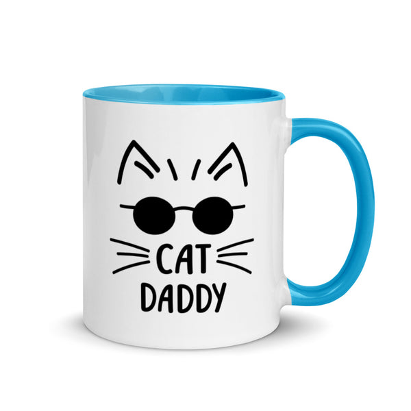 Cat Daddy Mug with Color Accents (More Colors)