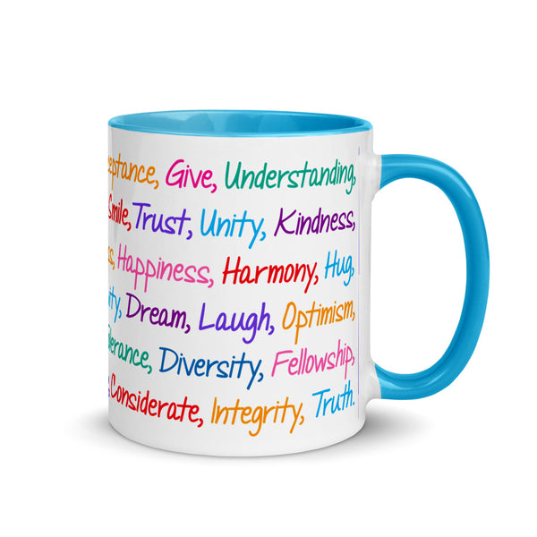 Kind Words Mug with Color Accents (More Colors)