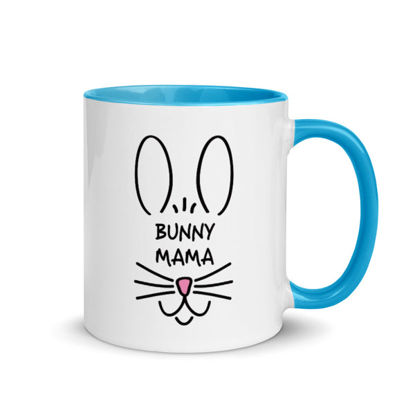 Bunny Mama Mug with Color Accents (More Colors)