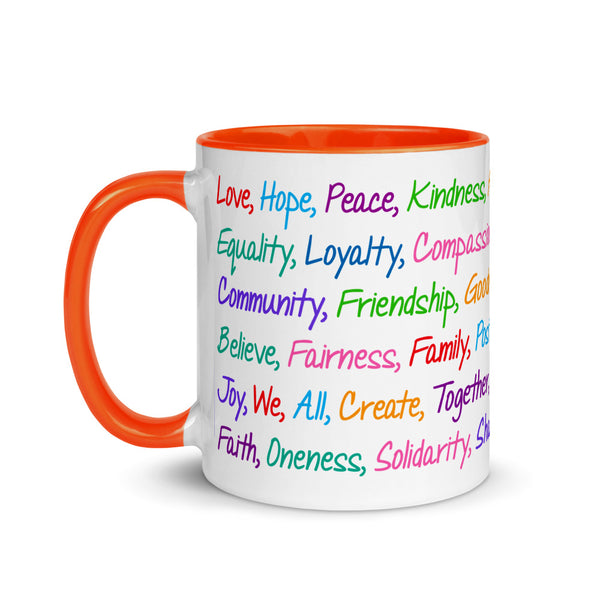 Kind Words Mug with Color Accents (More Colors)