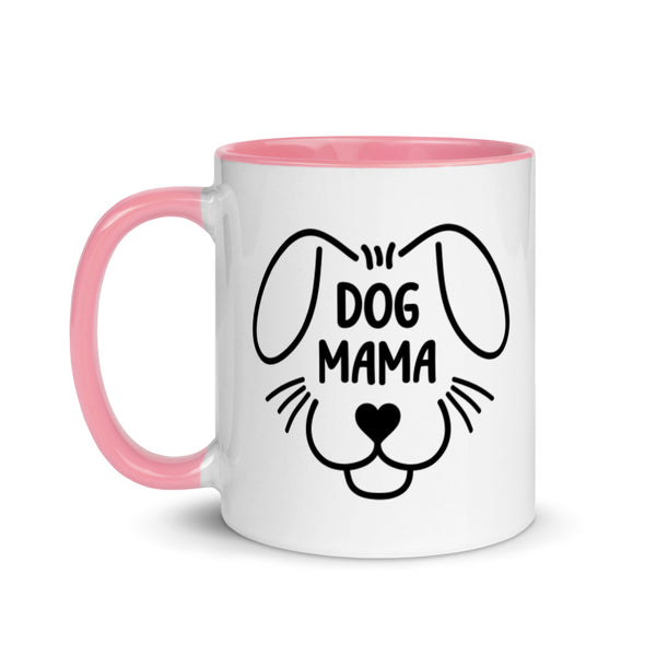Dog Mama Mug with Color Accents (More Colors)