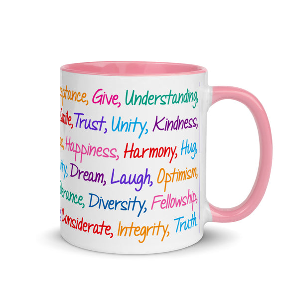 Kind Words Mug with Color Accents (More Colors)