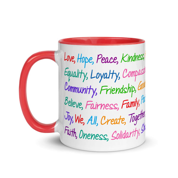 Kind Words Mug with Color Accents (More Colors)