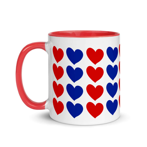 Love America Patriotic Mug with Color Accents (More Colors)