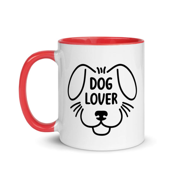 Dog Lover Mug with Color Accents (More Colors)