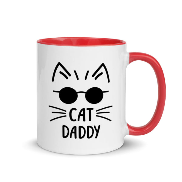 Cat Daddy Mug with Color Accents (More Colors)