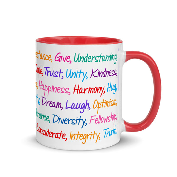 Kind Words Mug with Color Accents (More Colors)