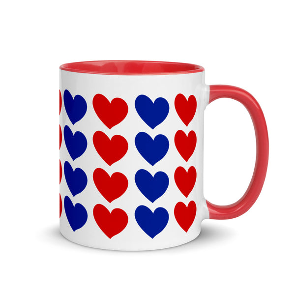 Love America Patriotic Mug with Color Accents (More Colors)