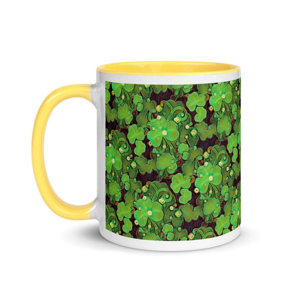 Irish Shamrock Mug with Color Accents (More Colors)