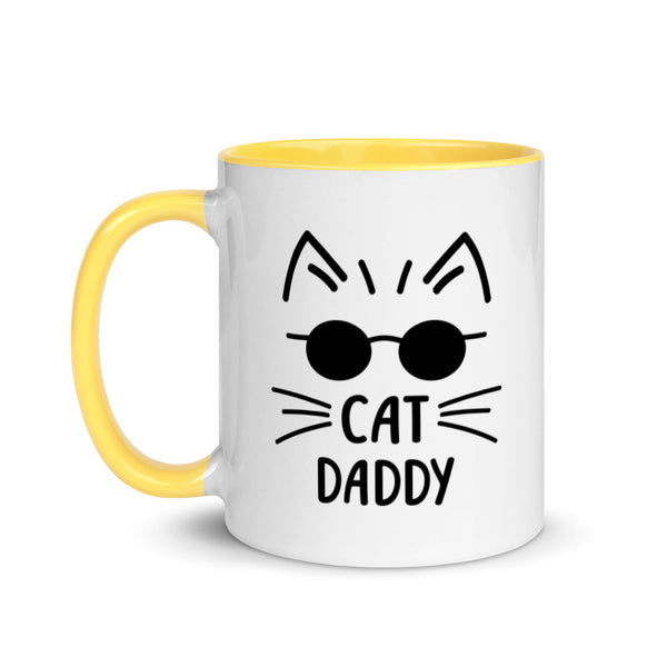 Cat Daddy Mug with Color Accents (More Colors)