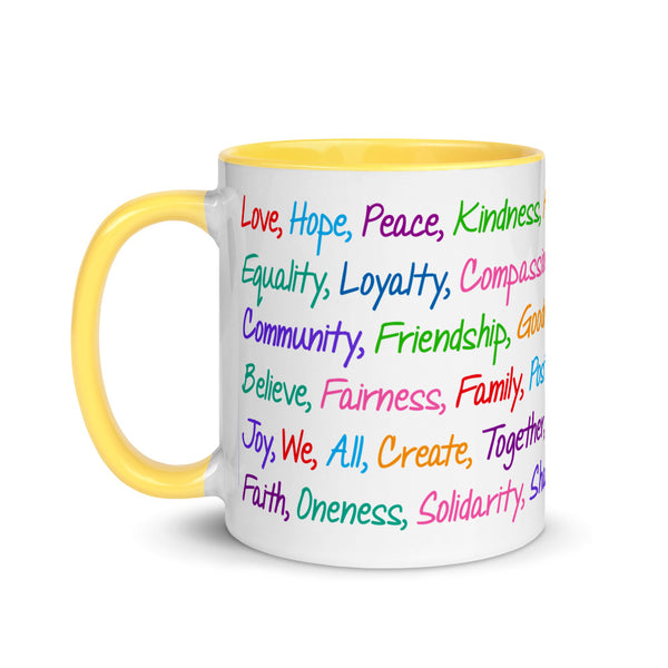 Kind Words Mug with Color Accents (More Colors)