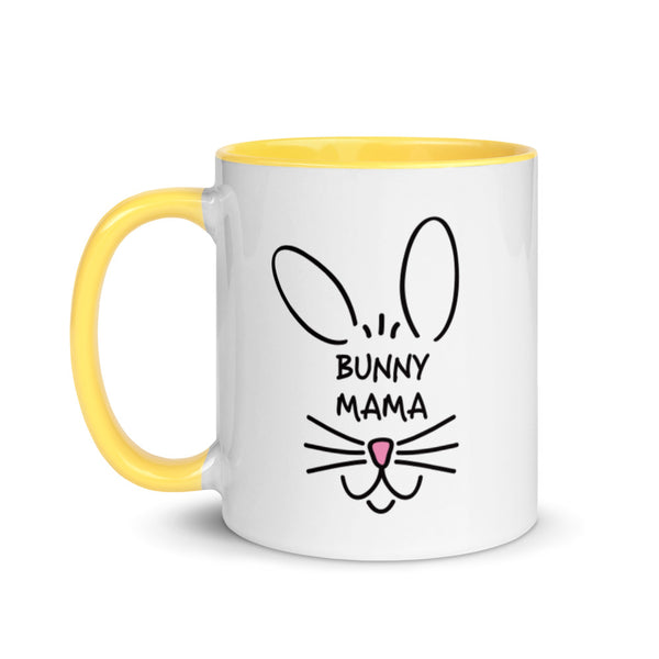 Bunny Mama Mug with Color Accents (More Colors)