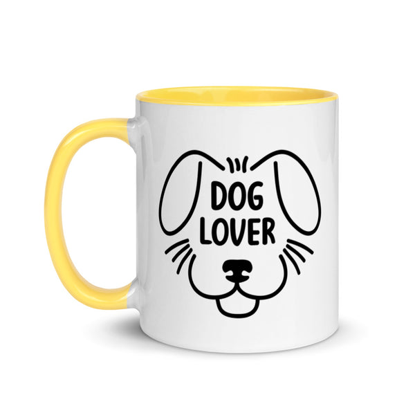 Dog Lover Mug with Color Accents (More Colors)
