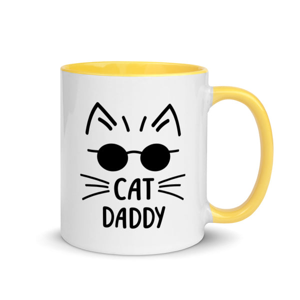 Cat Daddy Mug with Color Accents (More Colors)