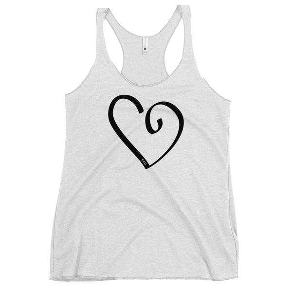 Open Heart Women's Racerback Tank (More Colors)