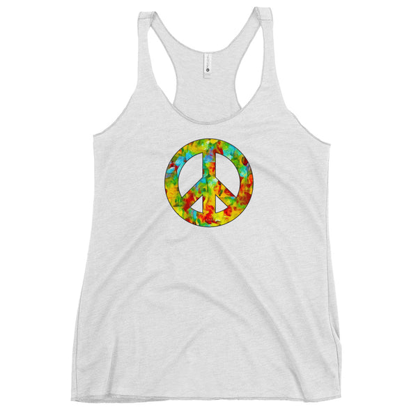 Peace Sign Women's Racerback Tank (More Colors)