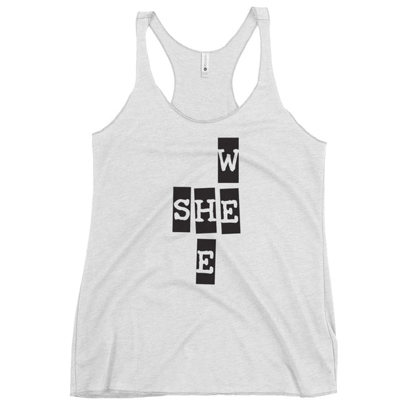 We She He Women's Racerback Tank (More Colors)