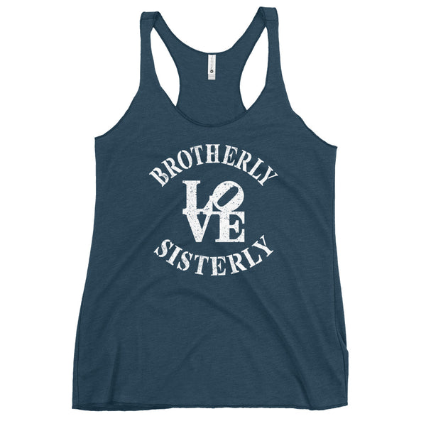 Brotherly Love Sisterly Love Women's Racerback Tank (More Colors)