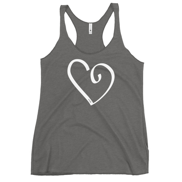 Open Heart Women's Racerback Tank (More Colors)