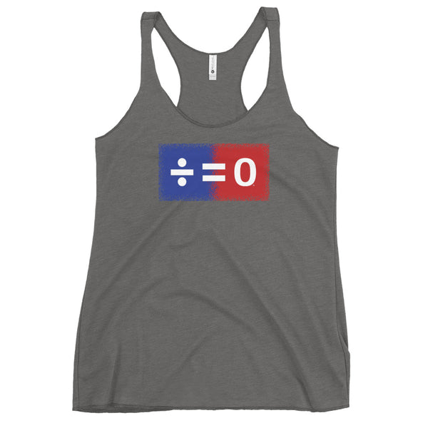 Red, White and Blue Unity Square Women's Racerback Tank (More Colors)