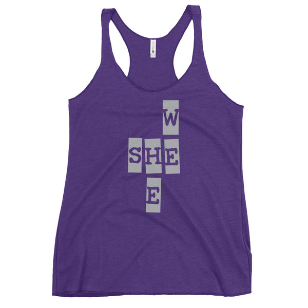 We She He Women's Racerback Tank (More Colors)