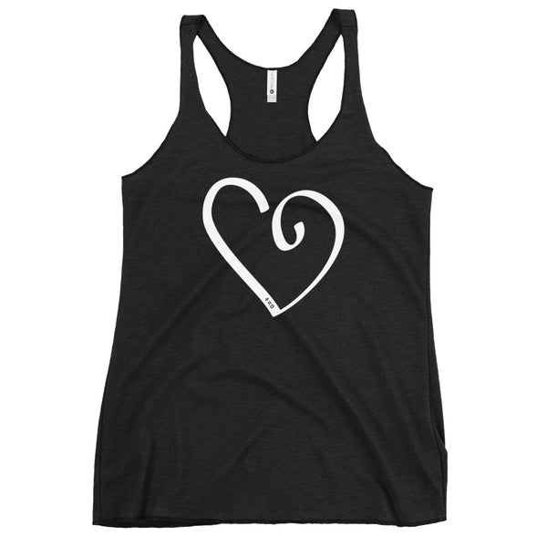 Open Heart Women's Racerback Tank (More Colors)