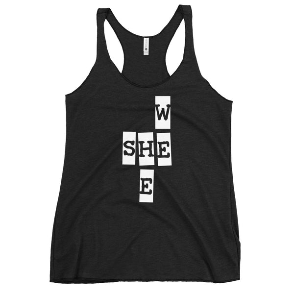 We She He Women's Racerback Tank (More Colors)