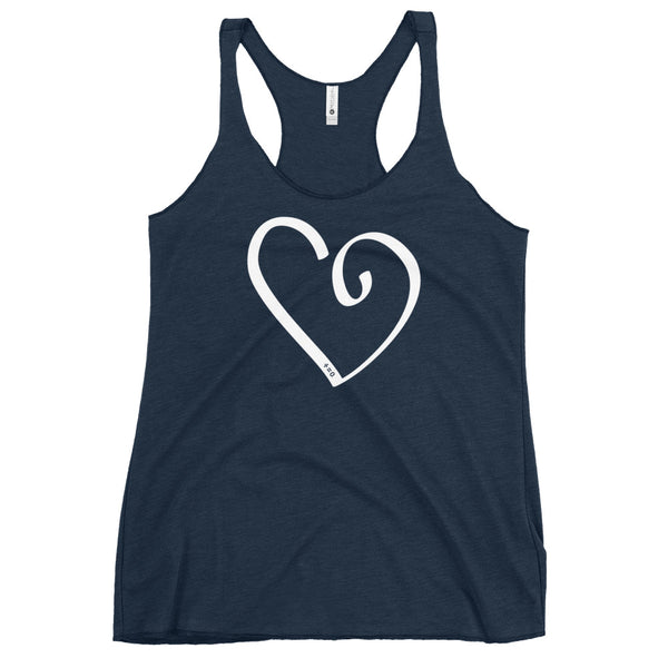 Open Heart Women's Racerback Tank (More Colors)