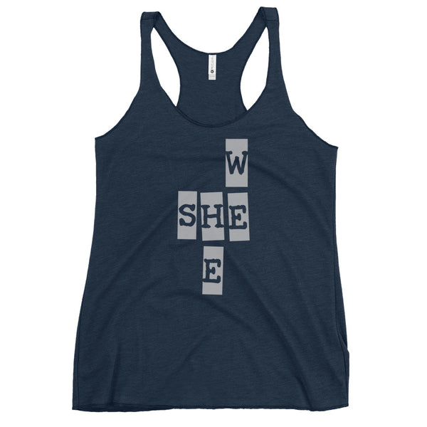 We She He Women's Racerback Tank (More Colors)