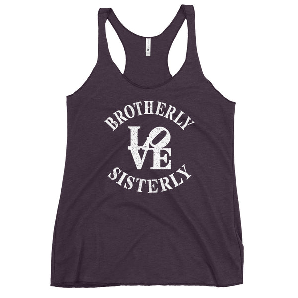 Brotherly Love Sisterly Love Women's Racerback Tank (More Colors)
