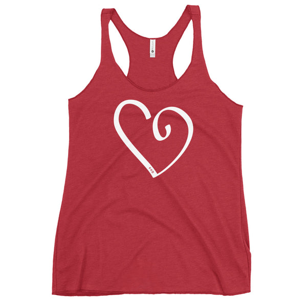 Open Heart Women's Racerback Tank (More Colors)