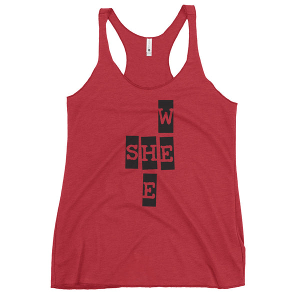 We She He Women's Racerback Tank (More Colors)