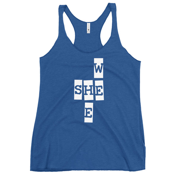 We She He Women's Racerback Tank (More Colors)