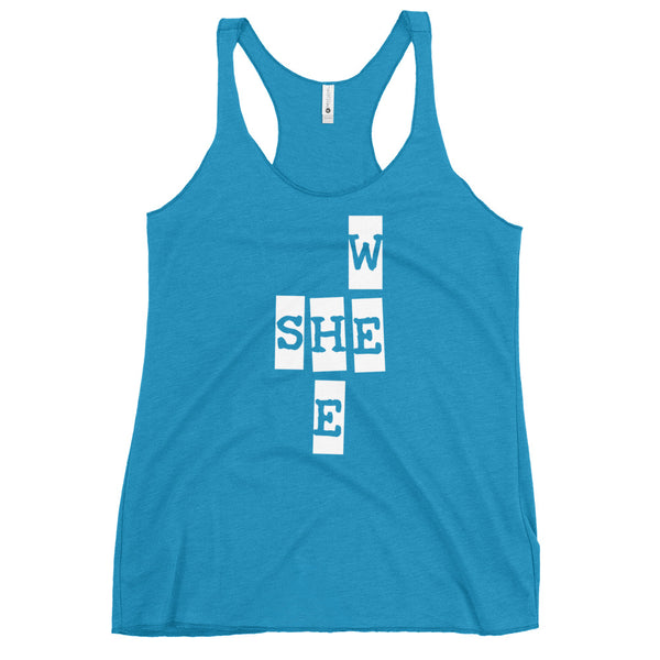 We She He Women's Racerback Tank (More Colors)