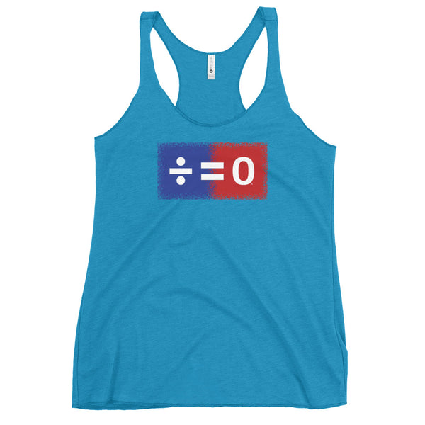 Red, White and Blue Unity Square Women's Racerback Tank (More Colors)